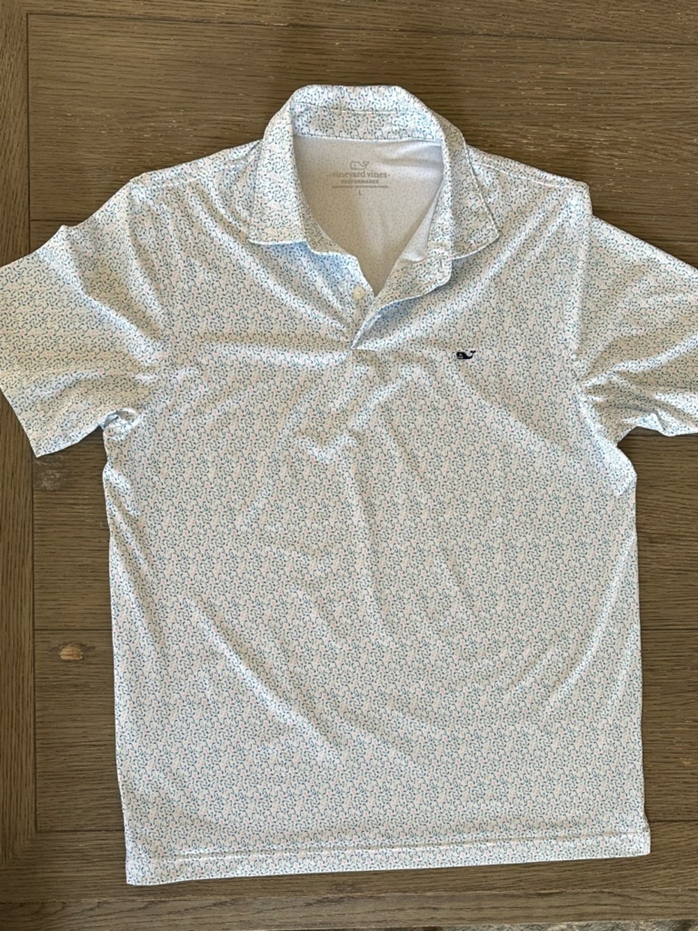 Vineyard Vines Printed Sankaty Performance Polo golf clubs multi size L